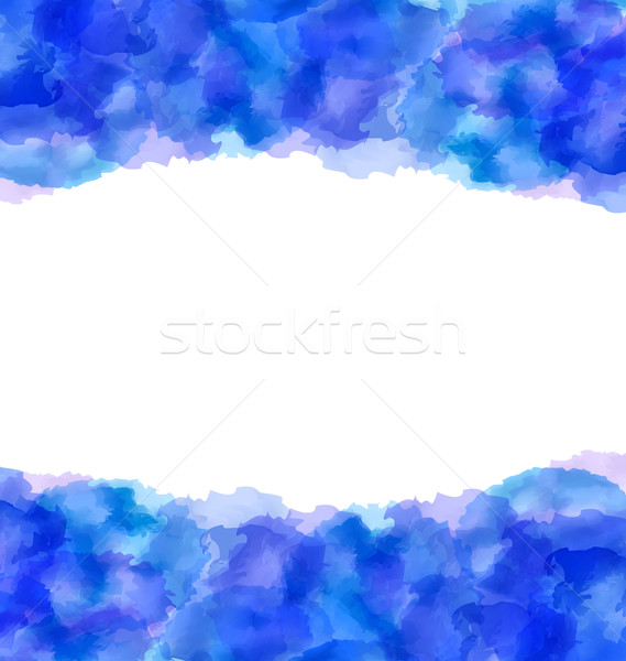 Abstract hand-drawn watercolor background, copy space for your t Stock photo © smeagorl