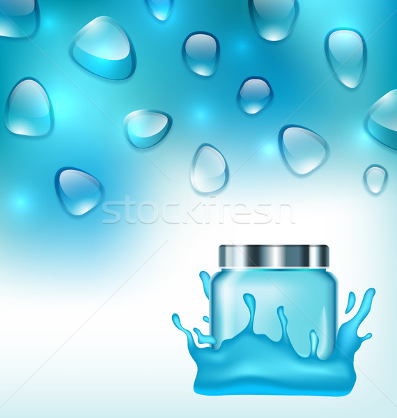 Advertising Cosmetic Ads, Hydrating Facial Cream Stock photo © smeagorl