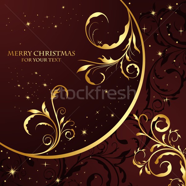 Christmas ontwerp kaart vector abstract Stockfoto © smeagorl