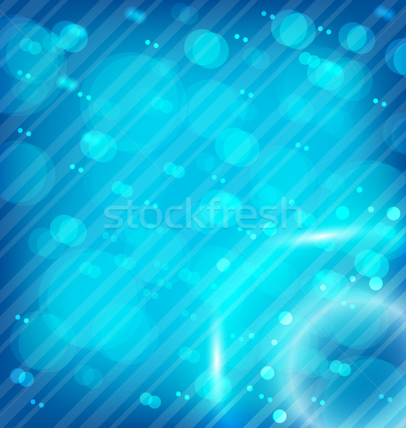 Techno abstract blue background with transparent circle Stock photo © smeagorl