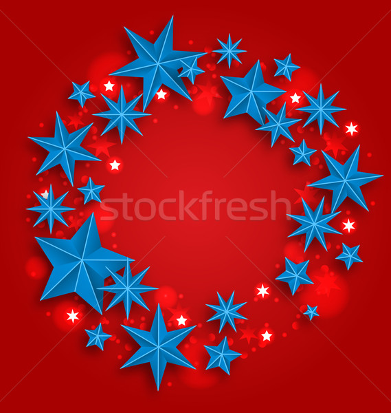 Stock photo: Stars Background for Happy  Presidents Day