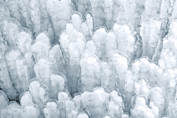 în picioare frumos natural fenomen zăpadă fundal Imagine de stoc © Smileus