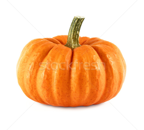 Neat pumpkin on white Stock photo © Smileus