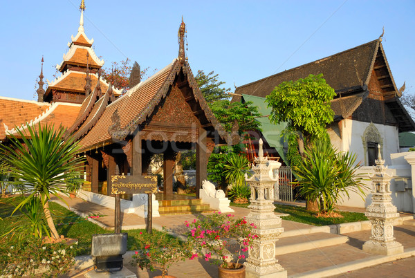 Buddhistisch Tempel Thailand schönen Komplex ordentlich Stock foto © Smileus