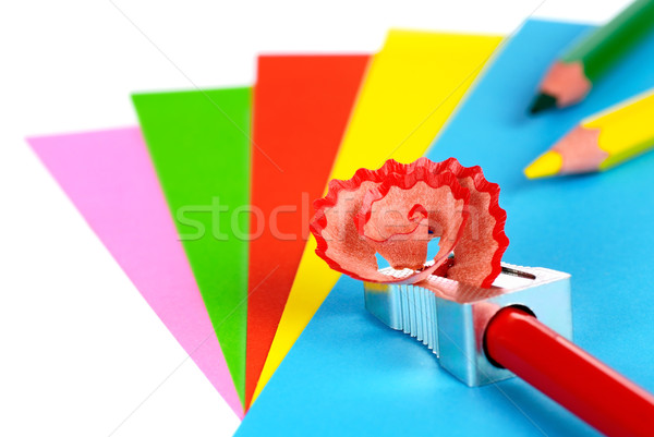 Colorful school supplies Stock photo © Smileus