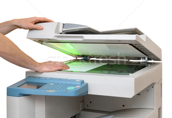 Working with a copier Stock photo © Smileus