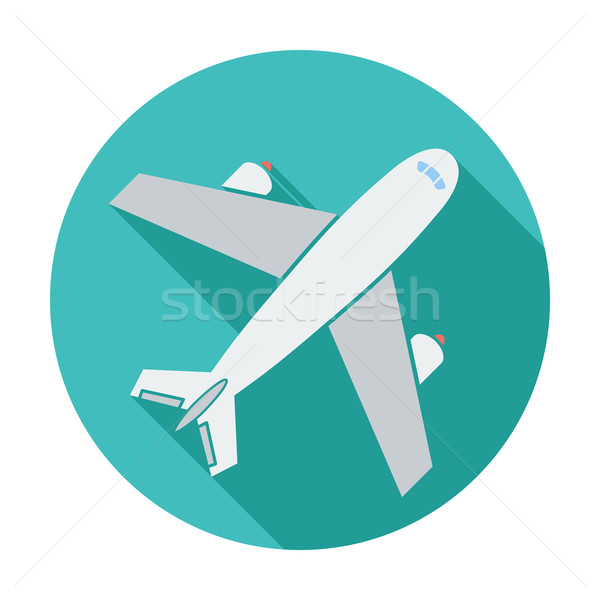 Aeroport icoană culoare proiect semna web Imagine de stoc © smoki