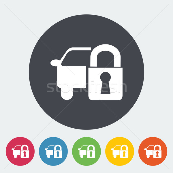 Locking car doors Stock photo © smoki
