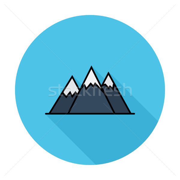 Mountain icon Stock photo © smoki