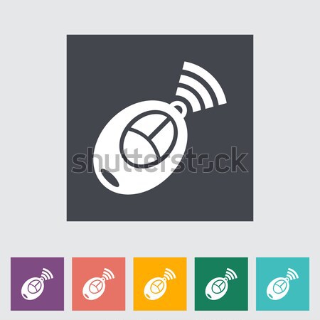 Remote control flat icon Stock photo © smoki
