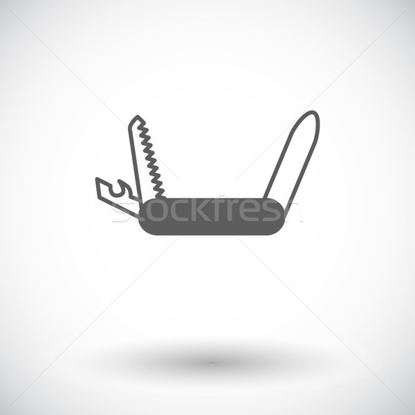 Knife icon Stock photo © smoki