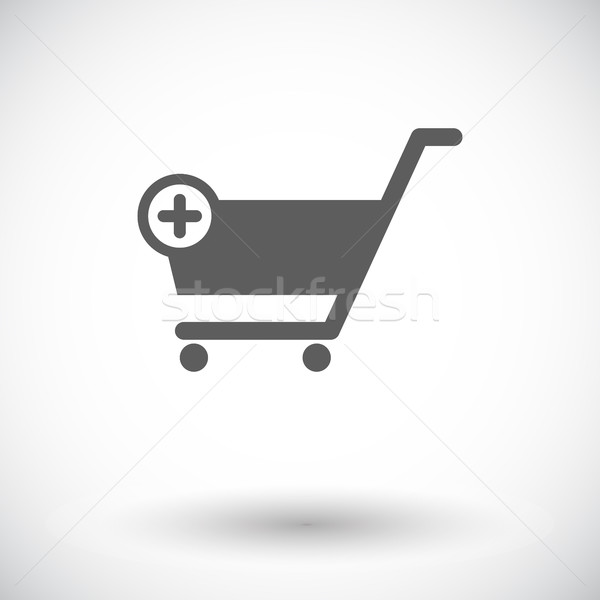 Cart single icon. Stock photo © smoki