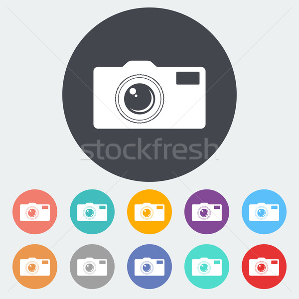 Icon camera. Stock photo © smoki