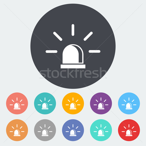 Police single icon. Stock photo © smoki