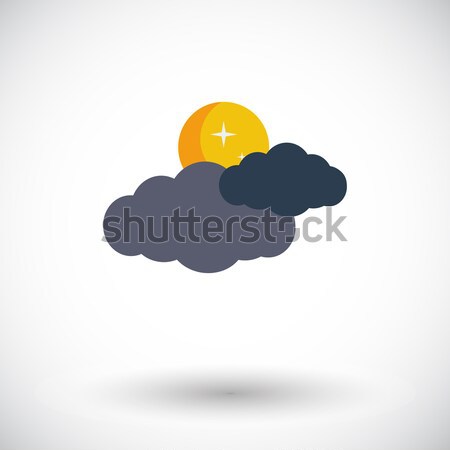 Cloud, moon, star Stock photo © smoki