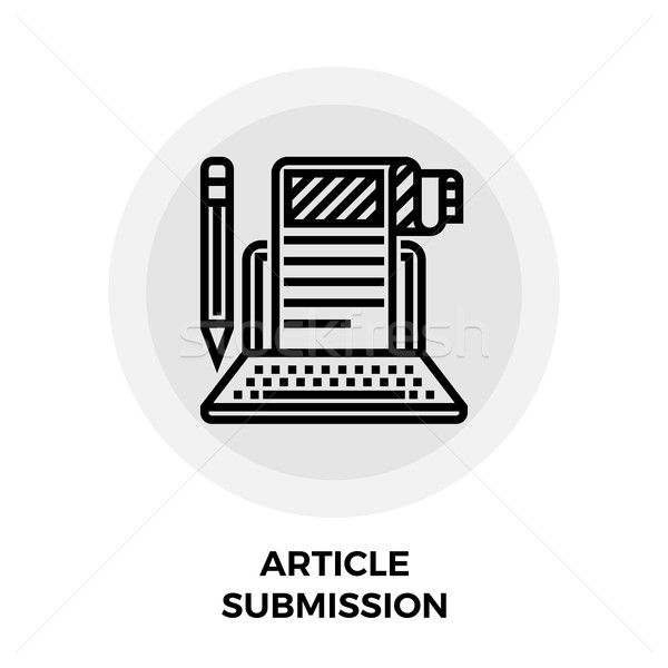 Article Submission Icon Stock photo © smoki