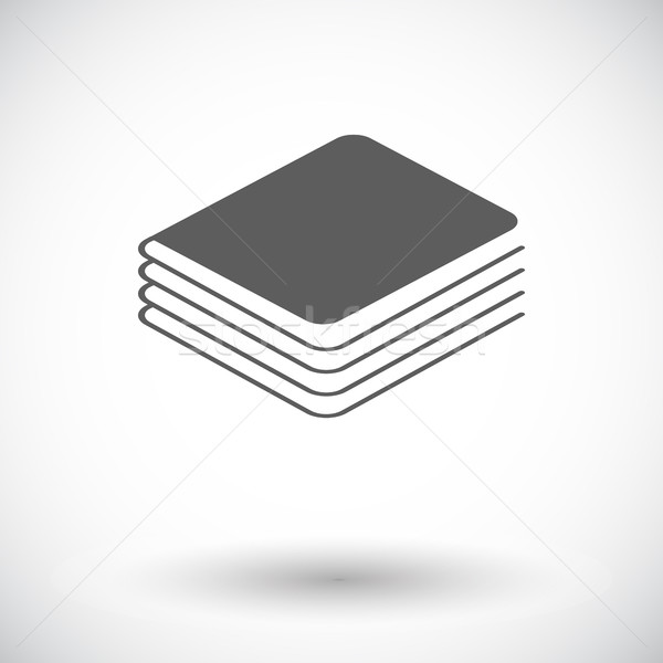Book. Single flat icon. Stock photo © smoki