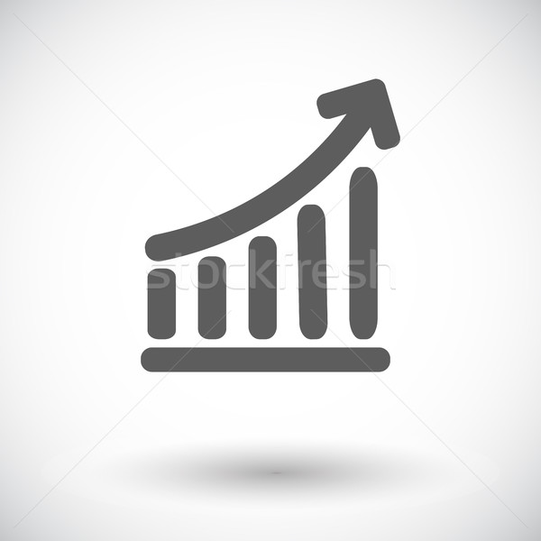 Graph single icon. Stock photo © smoki