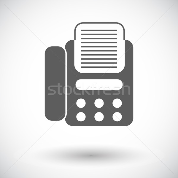 Fax icon. Stock photo © smoki