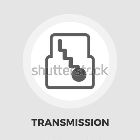 Icona automatico attrezzi bianco velocità nero Foto d'archivio © smoki