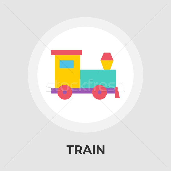 火車 向量 圖標 孤立 白 編輯 商業照片 © smoki