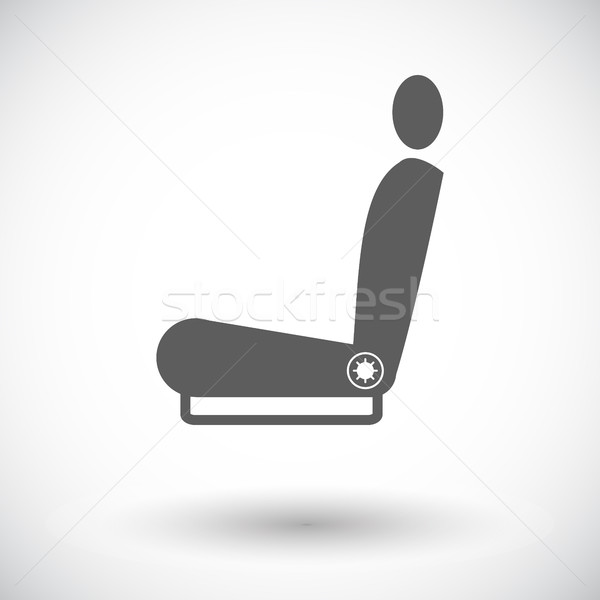 Icon heated seat. Stock photo © smoki