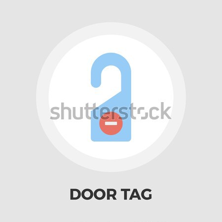 Door tag Stock photo © smoki