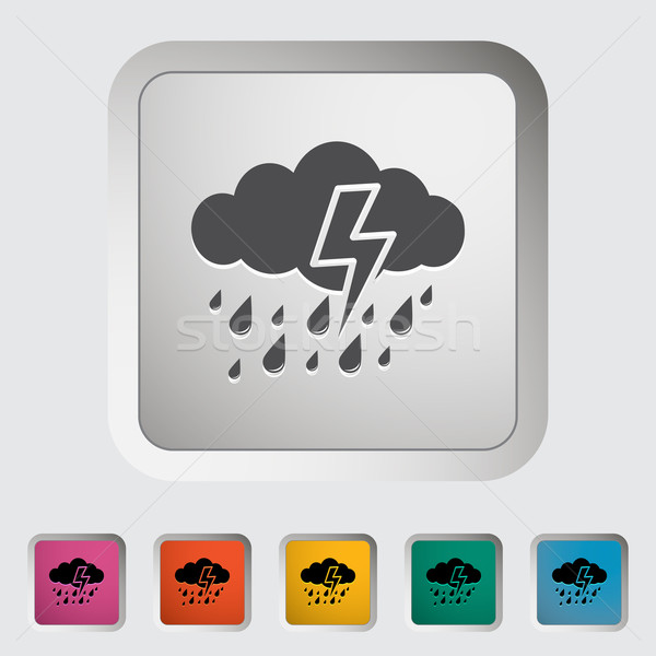 Storm icon. Stock photo © smoki