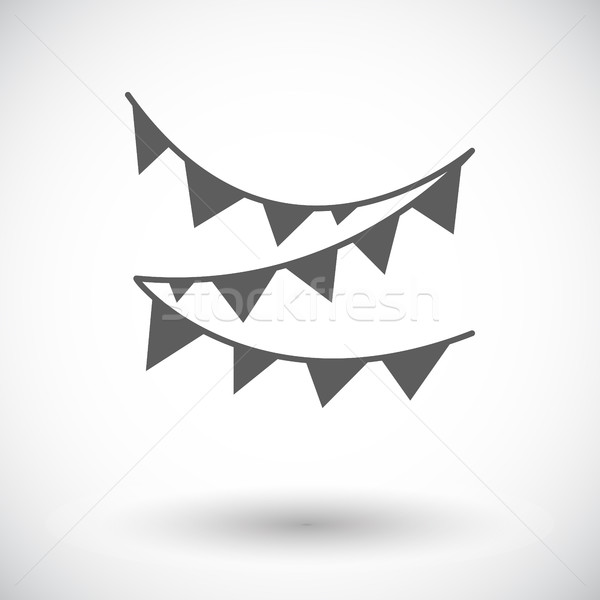 Bunting icon Stock photo © smoki