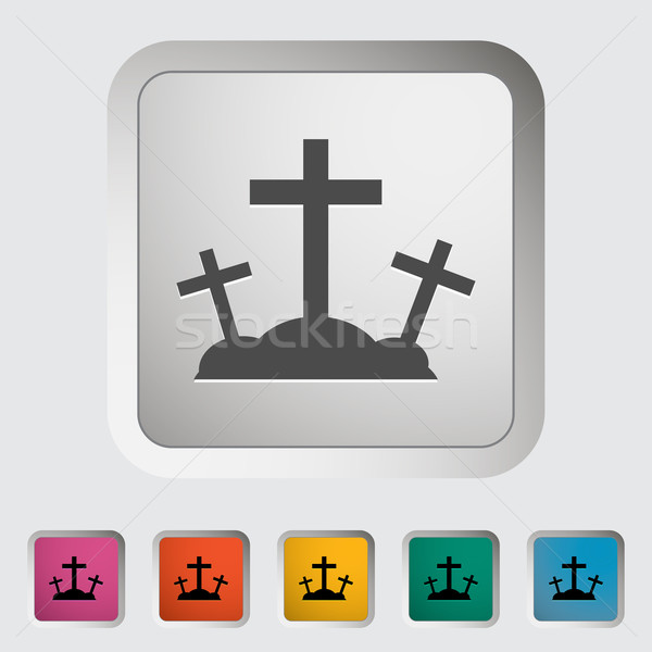 Calvary single icon. Stock photo © smoki