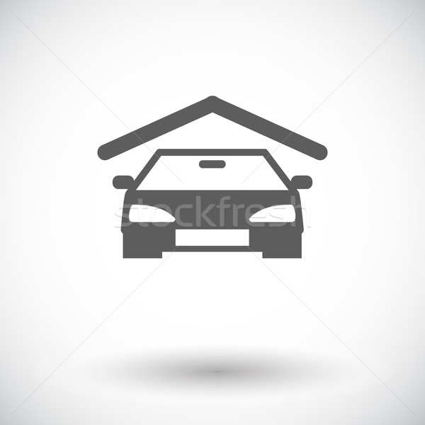 Stock photo: Garage icon.