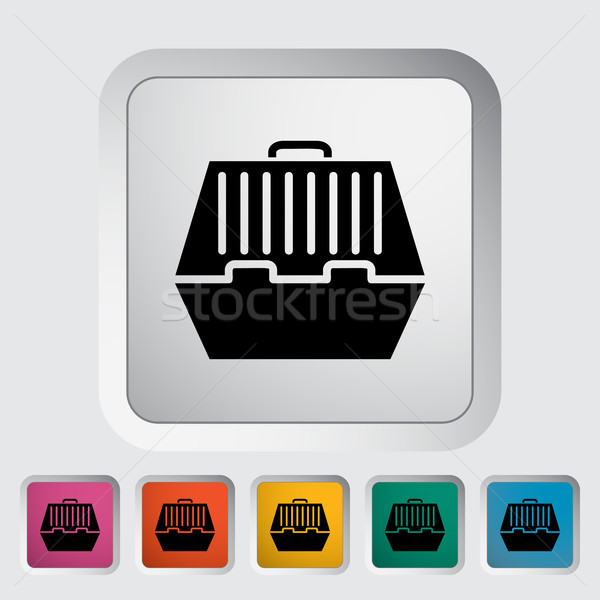 Pet carrier icon Stock photo © smoki