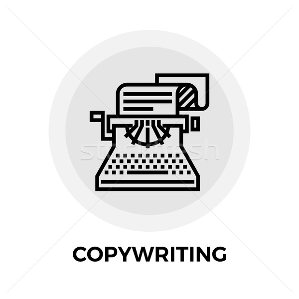Copywriting Line Icon Stock photo © smoki