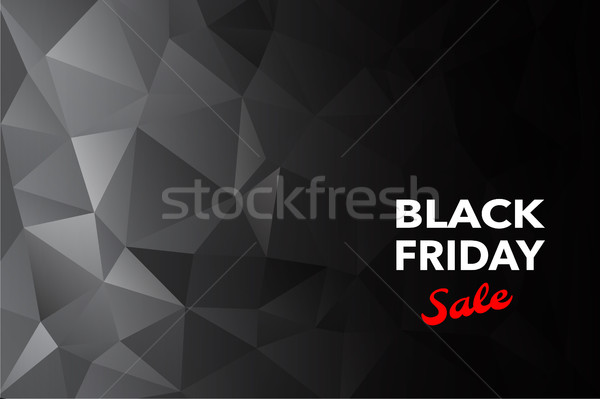 Black friday Verkauf Werbung Plakat Design Vektor Stock foto © smoki