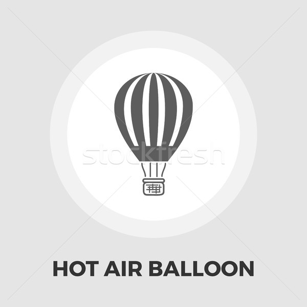 Hot Air Balloon flat icon Stock photo © smoki