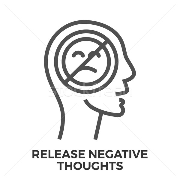 Release negative thoughts Stock photo © smoki
