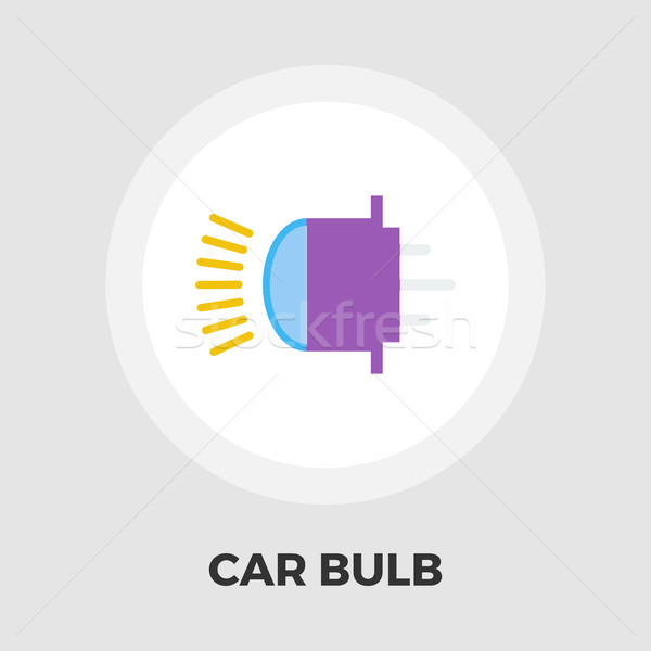 Xenon maşină lampă icoană vector izolat Imagine de stoc © smoki