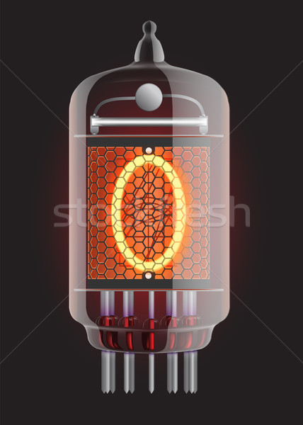 Nixie radio tube. Stock photo © smoki
