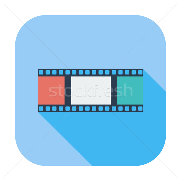 Film flat icon. Stock photo © smoki