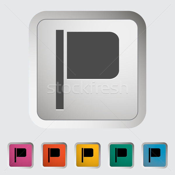 Flag single icon. Stock photo © smoki