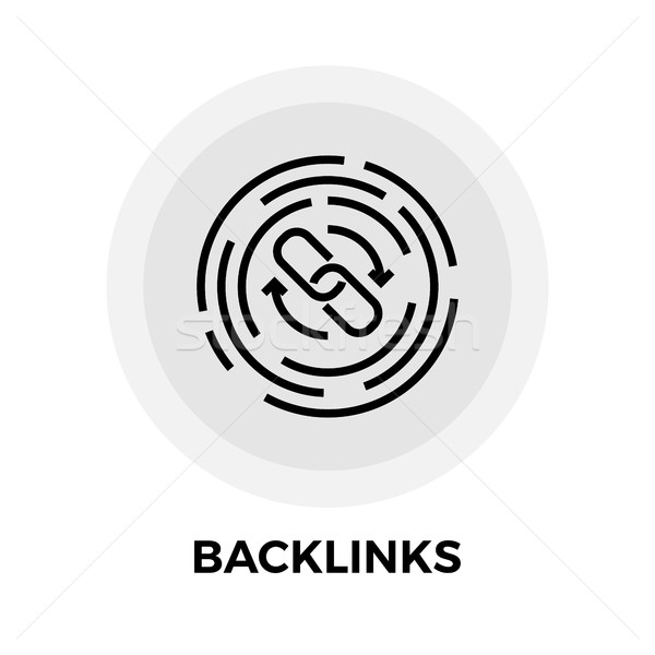 Backlinks Line Icon Stock photo © smoki