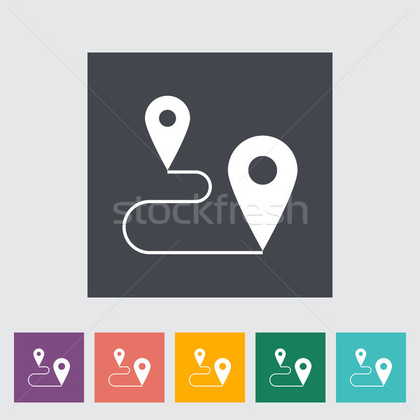Map pointer Stock photo © smoki
