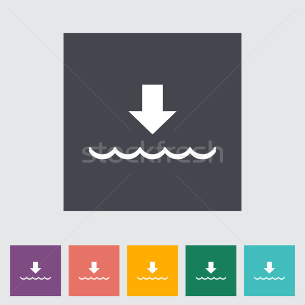 Edd flat single icon. Stock photo © smoki