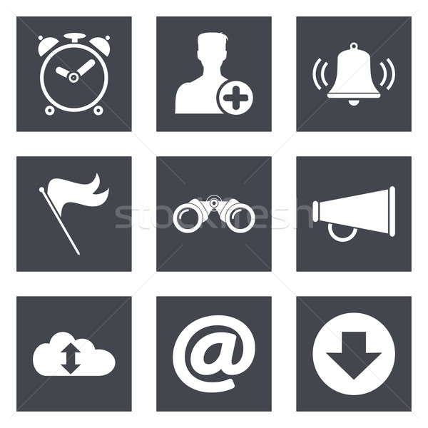 Icons for Web Design and Mobile Applications Stock photo © smoki