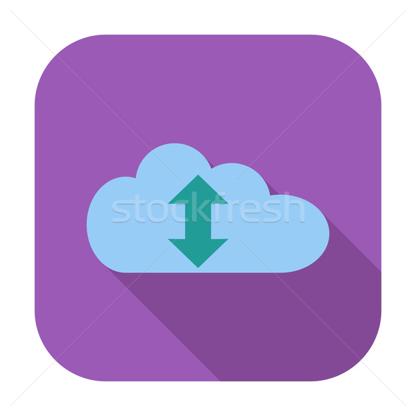 Cloud computing icon Stock photo © smoki