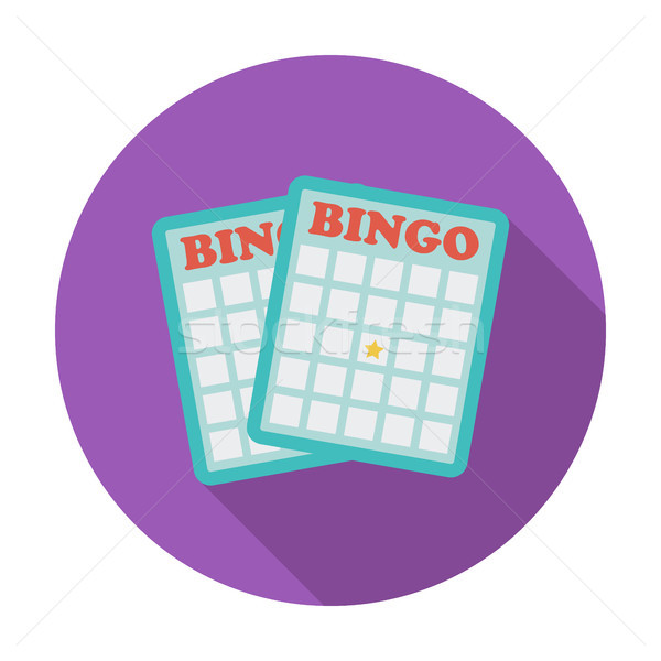 Bingo ikon hareketli web uygulamaları sanat Stok fotoğraf © smoki