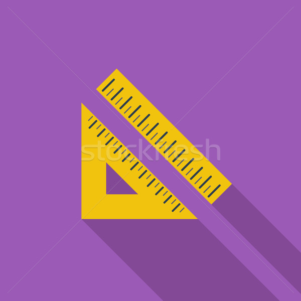 Foto stock: Icono · vector · largo · sombra · web · móviles