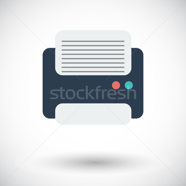 Printer icon. Stock photo © smoki