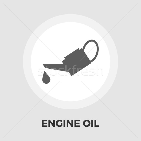 Stock photo: Oiler icon flat