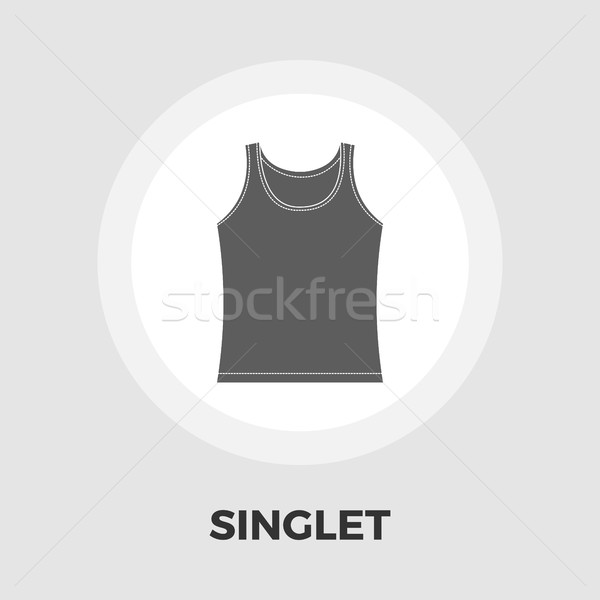 Singlet icon flat Stock photo © smoki